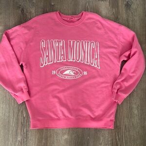 Garage Santa Monica Graphic Pink Sweater
